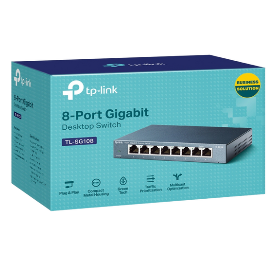 Switch de rețea TP-LINK TL-SG108, 8x 10/100/1000 Mbps, 2 image