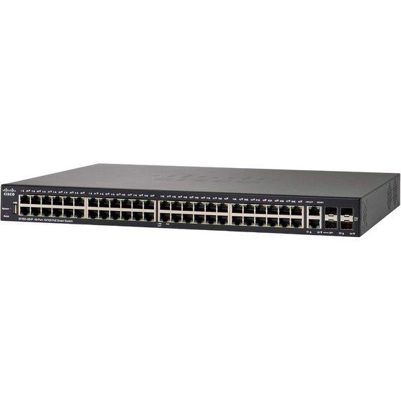 Switch de rețea Cisco SF250-48, 4x 10/100 Mbps, 4x SFP
