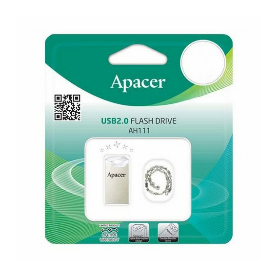 Memorie USB Apacer AH111, 32GB, Argintiu, 4 image