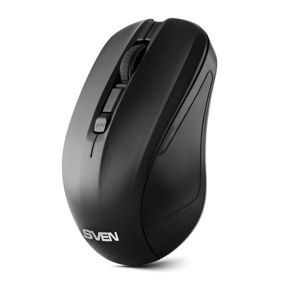 Mouse Wireless SVEN RX-270W, Negru, 9 image
