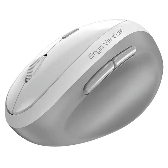 Mouse Wireless Genius Ergo 8350S, Alb Gri, 2 image
