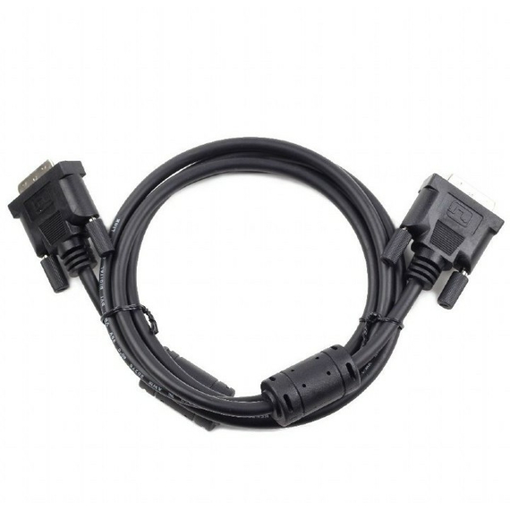 Cablu Video Cablexpert CC-DVI2-BK-10, DVI-D (M) - DVI-D (M), 3m, Negru, 2 image