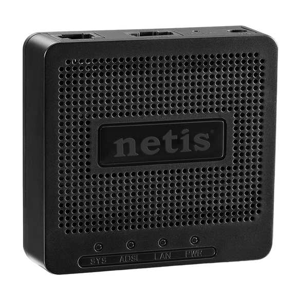Modem ADSL Netis DL4201, ADSL/ADSL2/ADSL2 + până la 24 Mbps, Negru
