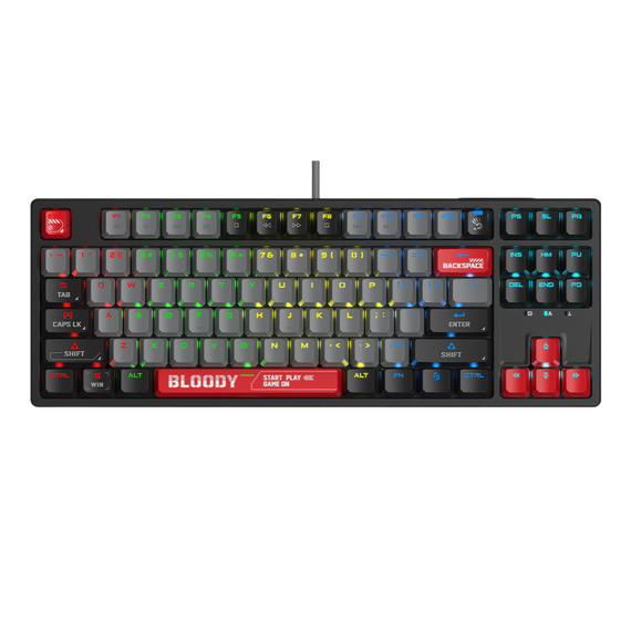 Tastatură Bloody S87, Cu fir, Energy Red