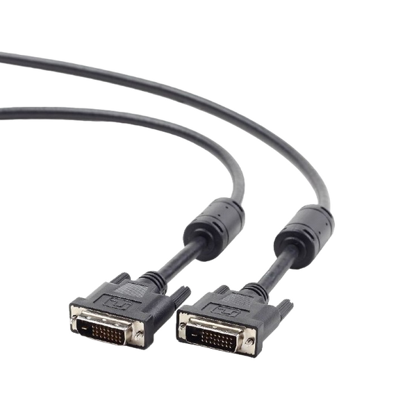 Cablu Video Cablexpert CC-DVI2-BK-10, DVI-D (M) - DVI-D (M), 3m, Negru, 5 image