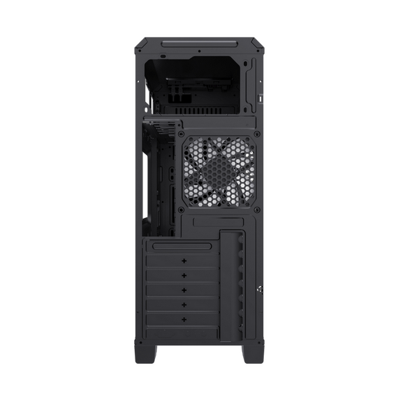 Carcasă PC Gamemax G561E-BK, Midi-Tower, Fără PSU, Negru, 8 image