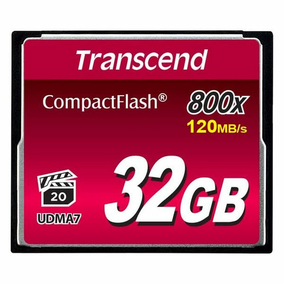 Card de Memorie Transcend CompactFlash 800, 32GB (TS32GCF800), 2 image