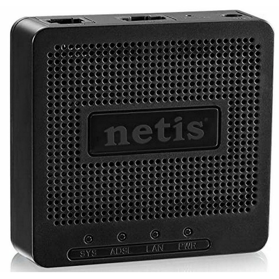 Modem ADSL Netis DL4201, ADSL/ADSL2/ADSL2 + până la 24 Mbps, Negru, 2 image