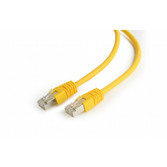 Patch cord Cablexpert PP6-1M/Y, Cat6 FTP , 1m, Galben, 7 image