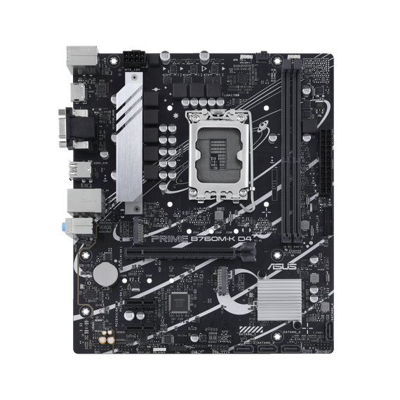 Placă de bază ASUS PRIME B760M-K D4, LGA1700, Intel B760, Micro-ATX