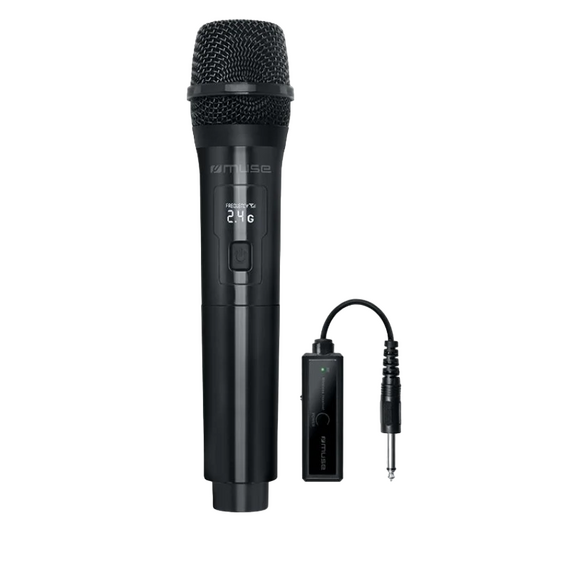 Microfon Karaoke MUSE MC-30 WI, Fără fir, Negru