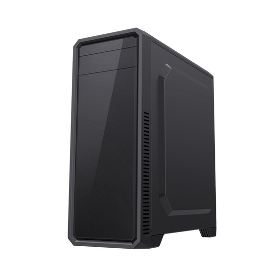 Carcasă PC Gamemax G561E-BK, Midi-Tower, Fără PSU, Negru, 2 image