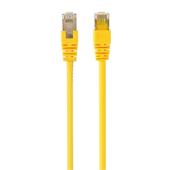 Patch cord Cablexpert PP6-1M/Y, Cat6 FTP , 1m, Galben, 5 image