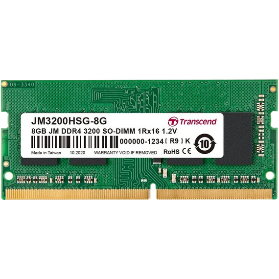 Memorie RAM Transcend JM3200HSG-8G, DDR4 SDRAM, 3200 MHz, 8GB