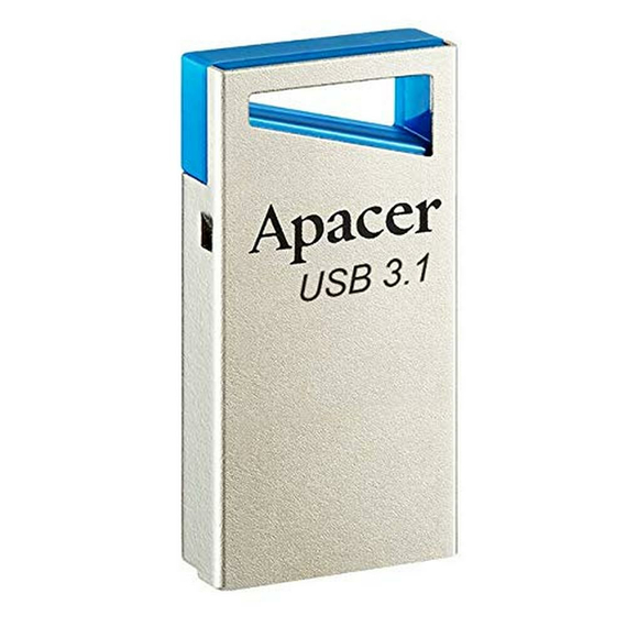 Memorie USB Apacer AH155, 128GB, Argintiu/Albastru, 2 image