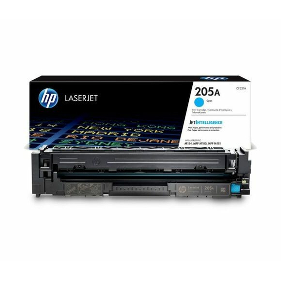 Cartuş HP CF531A (205A), Cyan, 2 image