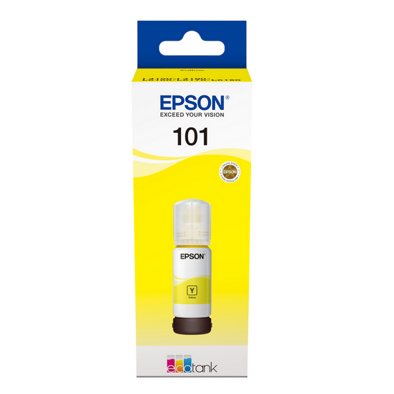 Recipient de cerneală Epson 101 EcoTank, 70ml, Galben, 2 image