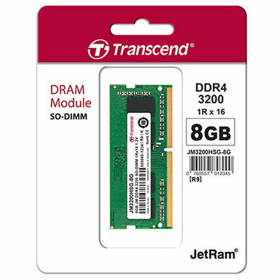 Memorie RAM Transcend JM3200HSG-8G, DDR4 SDRAM, 3200 MHz, 8GB, 4 image