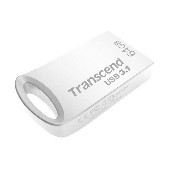 Memorie USB Transcend JetFlash 710, 64GB, Argintiu, 9 image