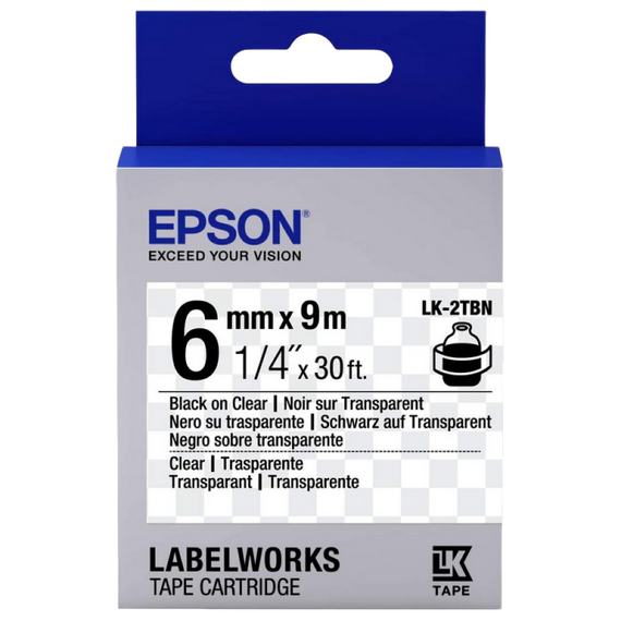 Epson LK-2TBN, 6 mm x 9 m