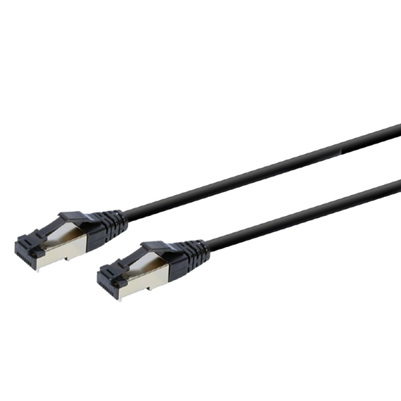 Patch cord Cablexpert PP8-LSZHCU-BK-5M, Cat8 S/FTP, 5m, Negru, 2 image