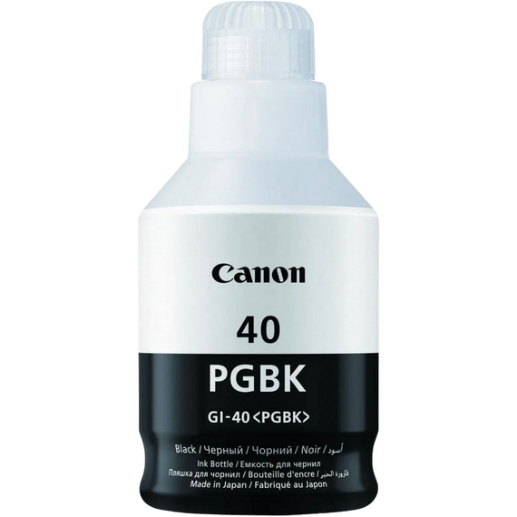 Recipient de cerneală Canon GI-40, 170ml, Negru