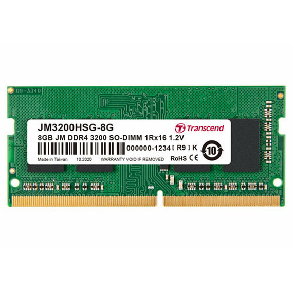 Memorie RAM Transcend JM3200HSG-8G, DDR4 SDRAM, 3200 MHz, 8GB, 2 image