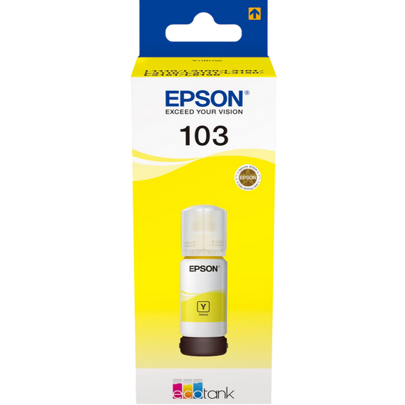 Recipient de cerneală Epson 103 EcoTank, 65ml, Galben, 3 image