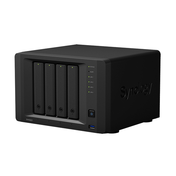 Stocare atașată la rețea SYNOLOGY DVA3221, Negru, 8 image
