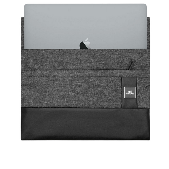 Husă universală pentru Laptop RivaCase Lantau, 13", Poliester, Negru, 3 image