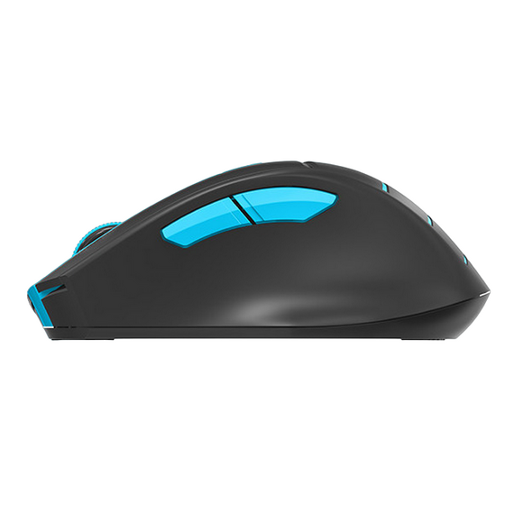 Mouse Wireless A4Tech FG30S, Gri/Albastru, 5 image