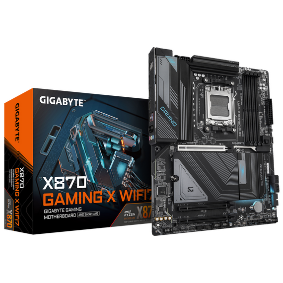 Placă de bază Gigabyte X870 GAMING X WIFI7, AM5, AMD X870, ATX