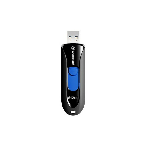 Memorie USB Transcend JetFlash 790, 512GB, Negru/Albastru, 2 image