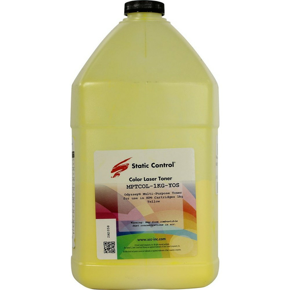 Toner SCC MPTCOL-1KG-YR, 1kg, Galben, 2 image
