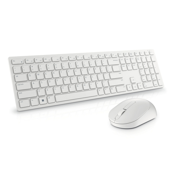 Set Tastatură + Mouse DELL KM5221W, Fără fir, Alb, 2 image