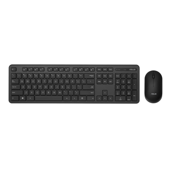 Set Tastatură + Mouse ASUS CW100, Fără fir, Negru