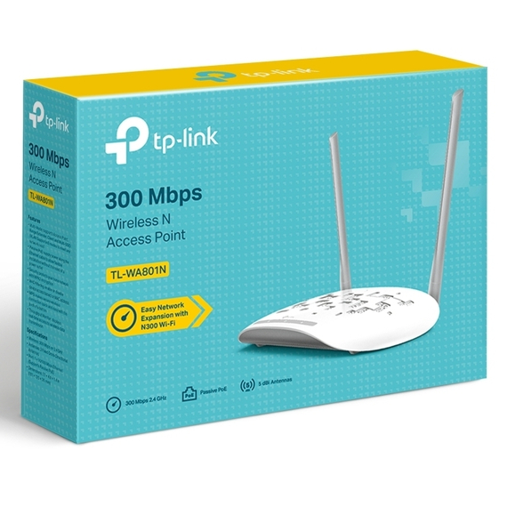 Punct de acces fără fir TP-LINK TL-WA801N, 300 Mbps, Alb, 5 image