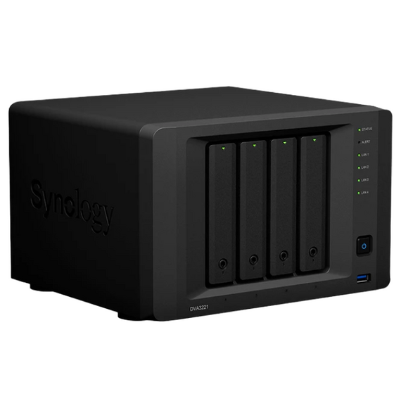Stocare atașată la rețea SYNOLOGY DVA3221, Negru, 6 image