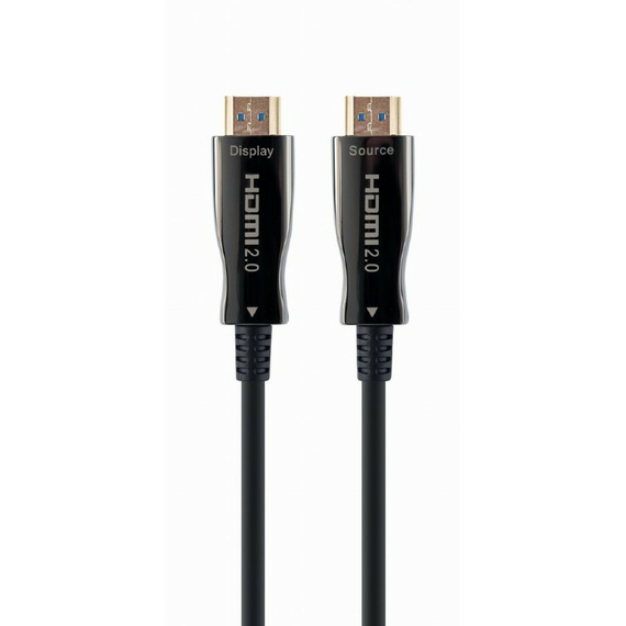 Cablu Video Cablexpert CCBP-HDMI-AOC-30M-02, HDMI (M) - HDMI (M), 30 m, Negru, 2 image