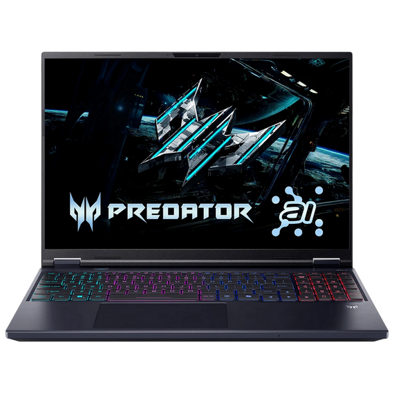 Laptop Gaming 16" Acer Predator Helios Neo 16 AI PHN16-73, Abyssal Black, Intel Core Ultra 9 275HX, 32GB/1024GB, Linux eShell