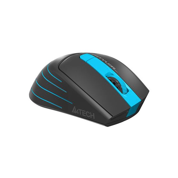 Mouse Wireless A4Tech FG30S, Gri/Albastru, 7 image