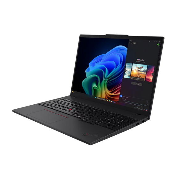 Laptop Business 16" Lenovo ThinkPad T16 Gen 4, Negru, AMD Ryzen AI 7 PRO 350, 32GB/512GB, Fără SO, 3 image