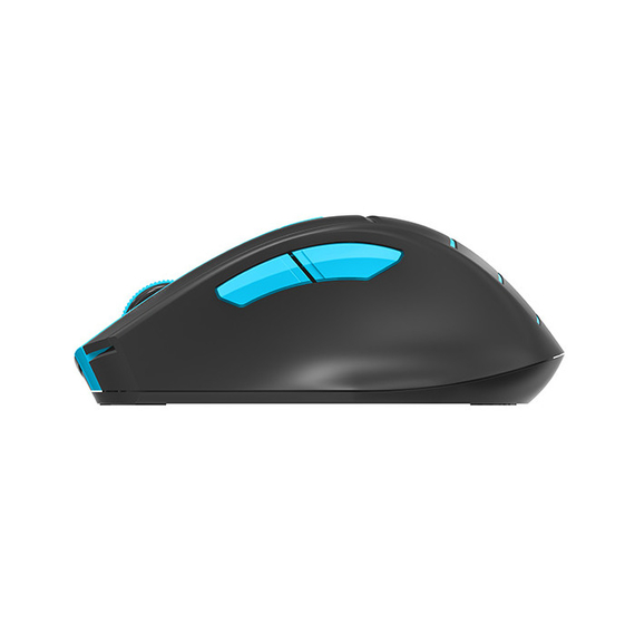 Mouse Wireless A4Tech FG30S, Gri/Albastru, 9 image