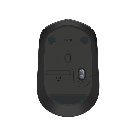 Mouse Wireless Logitech M170, Gri, 3 image