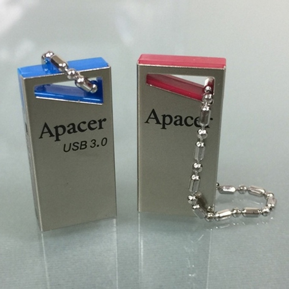 Memorie USB Apacer AH155, 128GB, Argintiu/Albastru, 4 image