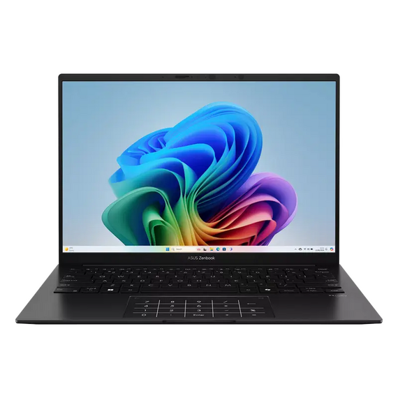 Laptop 14" ASUS Zenbook 14 OLED UM3406KA, Jade Black, AMD Ryzen AI 5 340, 16GB/512GB, Fără SO