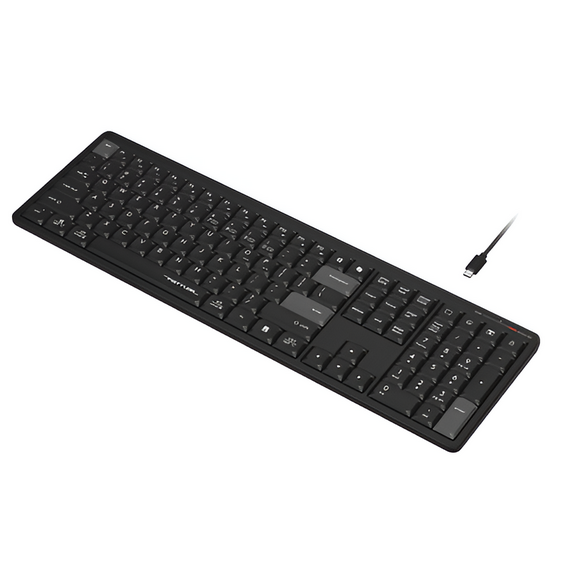 Tastatură A4Tech FBX55C, Fără fir, Gri, 2 image