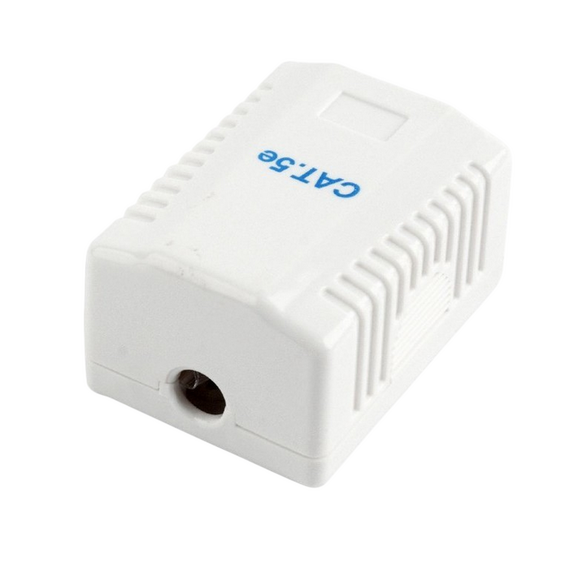 Priză pentru montare pe perete Cablexpert MVS-2S6-01, Alb, 3 image