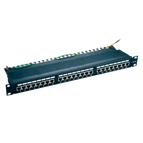 APC Electronic 24 ports FTP Cat.5e patch panel, LY-PP5-30, 19"  Krone IDC