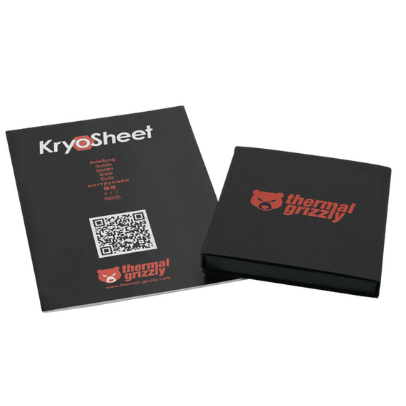 Pad Termic Thermal Grizzly KryoSheet, 38x38mm, Anthracit, 2 image
